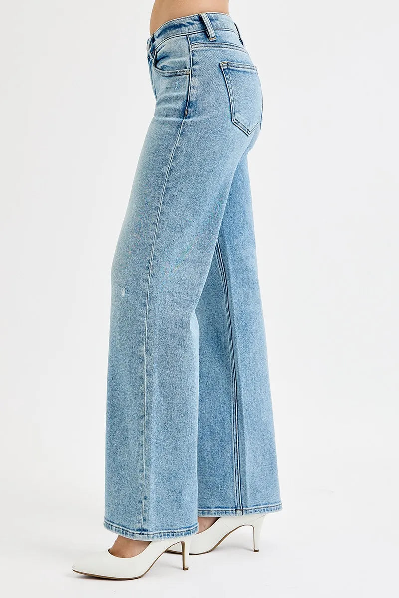 Full Size Low Rise Ankle Boyfriend Distressed Jeans Plus Size