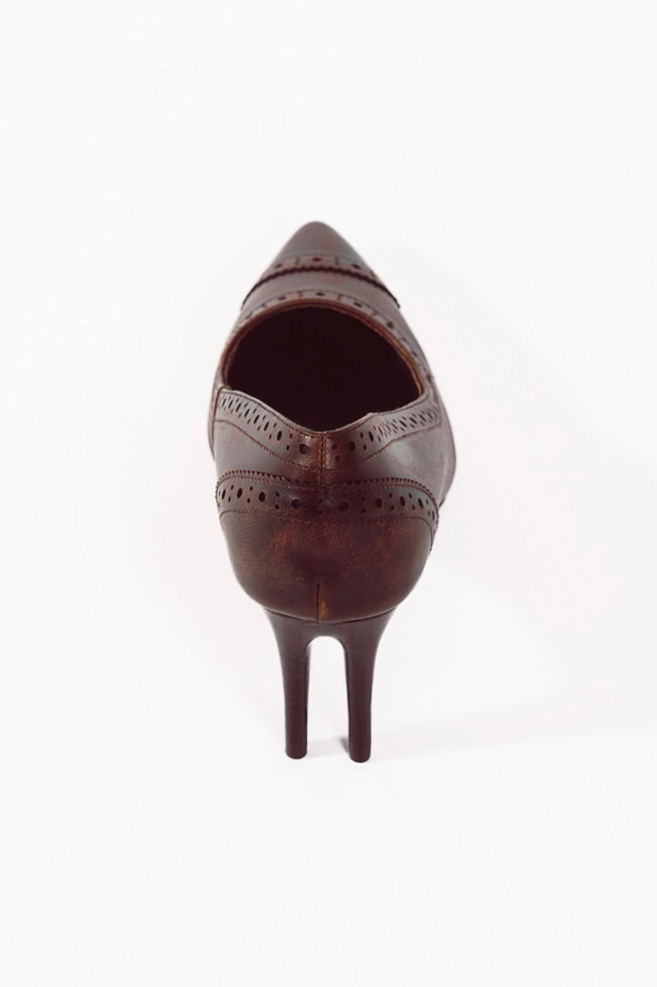 Double Stiletto Oxford Heels