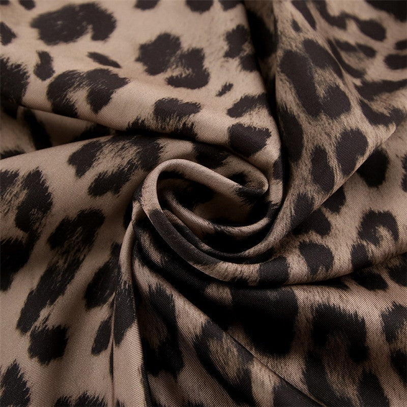 Fashionable Leopard Print Bodycon Mermaid Skirt