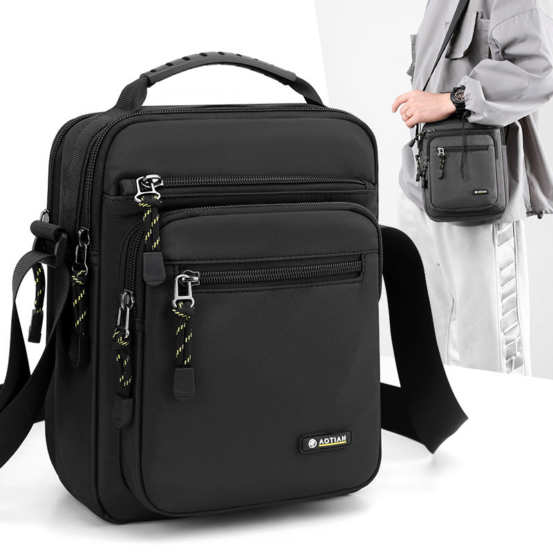 Men's Crossbody Shoulder Bag - Business Casual Tote - Oxford Cloth Messenger Bag