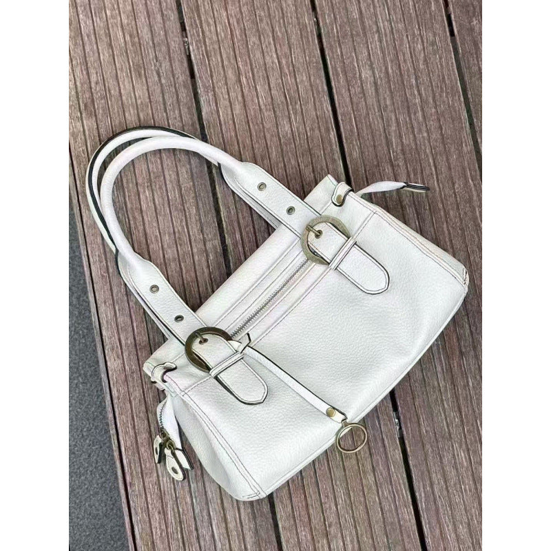 Women's Quilted PU Leather Tote Bag – Single Shoulder Underarm Commuter Bag