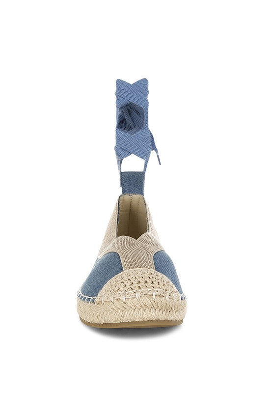 Nalya Detachable Lace Up Espadrille Sandals