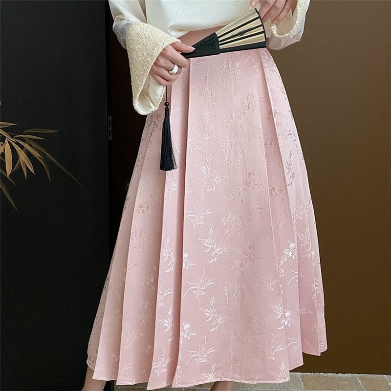 Jacquard Horse Pattern Skirt