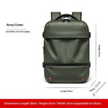 Water-Resistant Expandable Laptop Backpack | 16" Oxford Fabric Business Travel Bag 20–35L