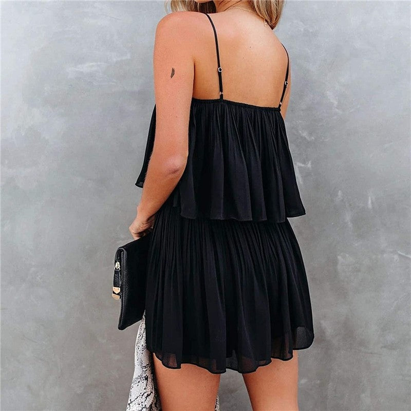 Sleek Sleeveless Halter Backless Jumpsuit