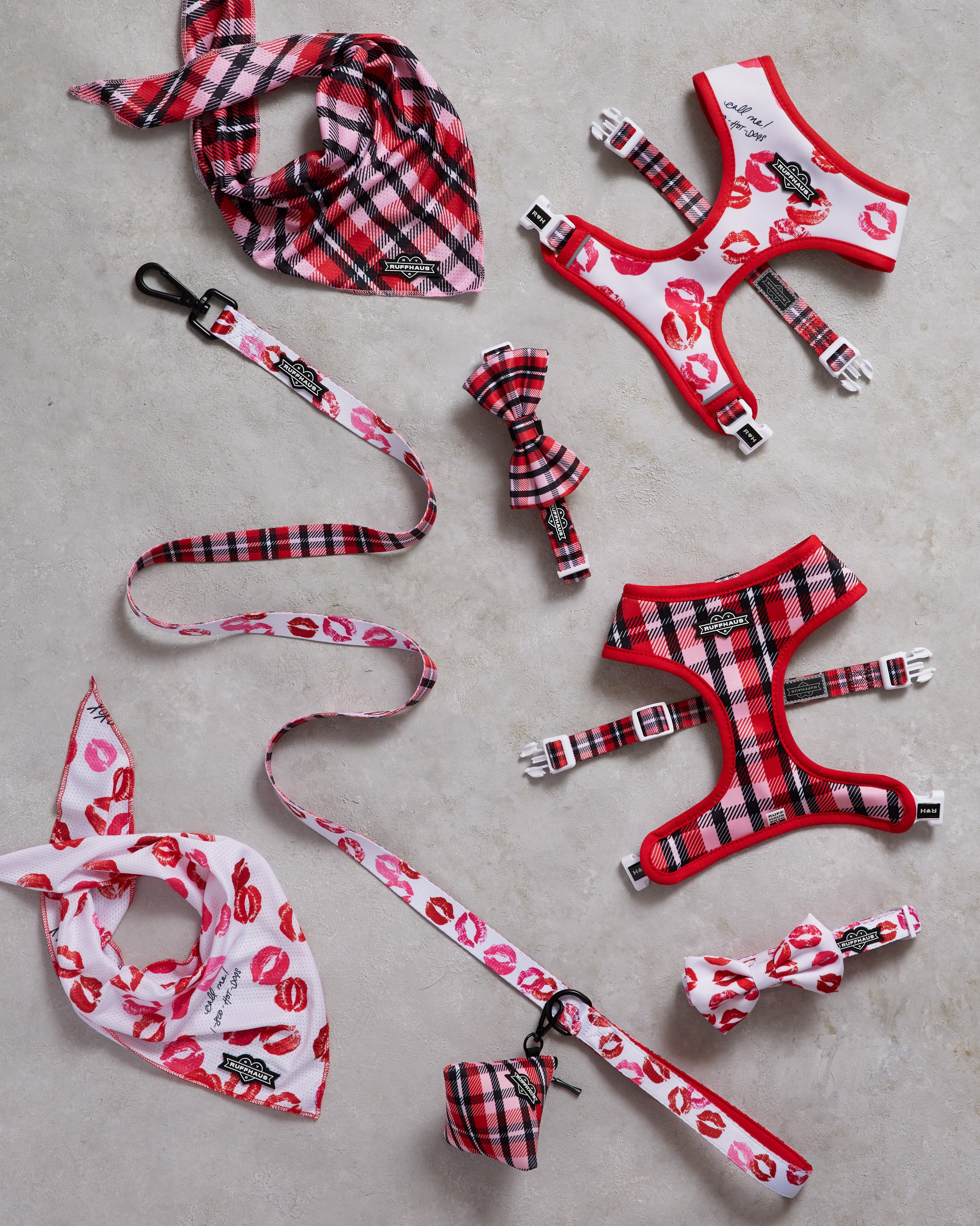 Puppy Love Plaid Cooling Bandana