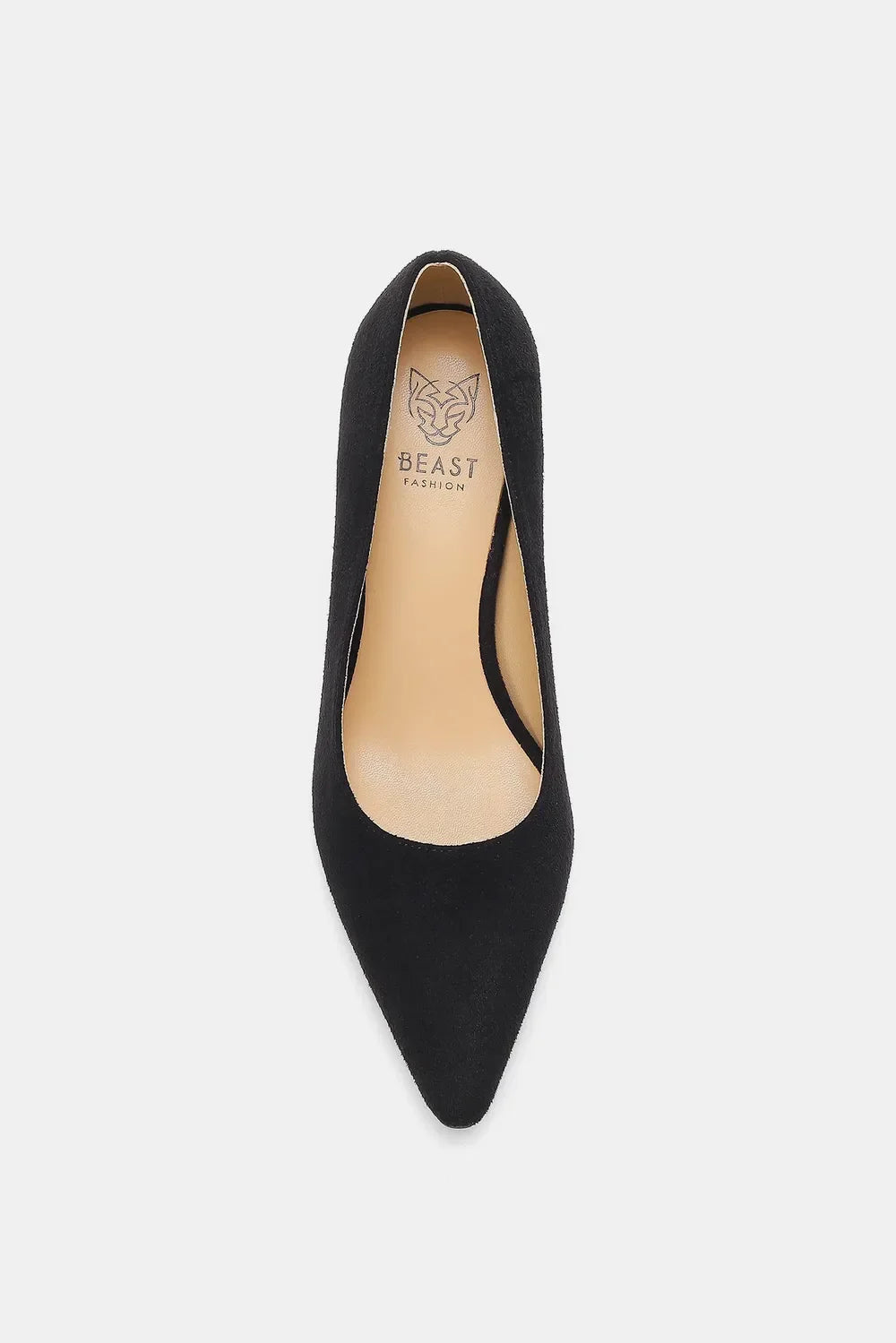 Fashion Faux Suede Point Toe Pumps