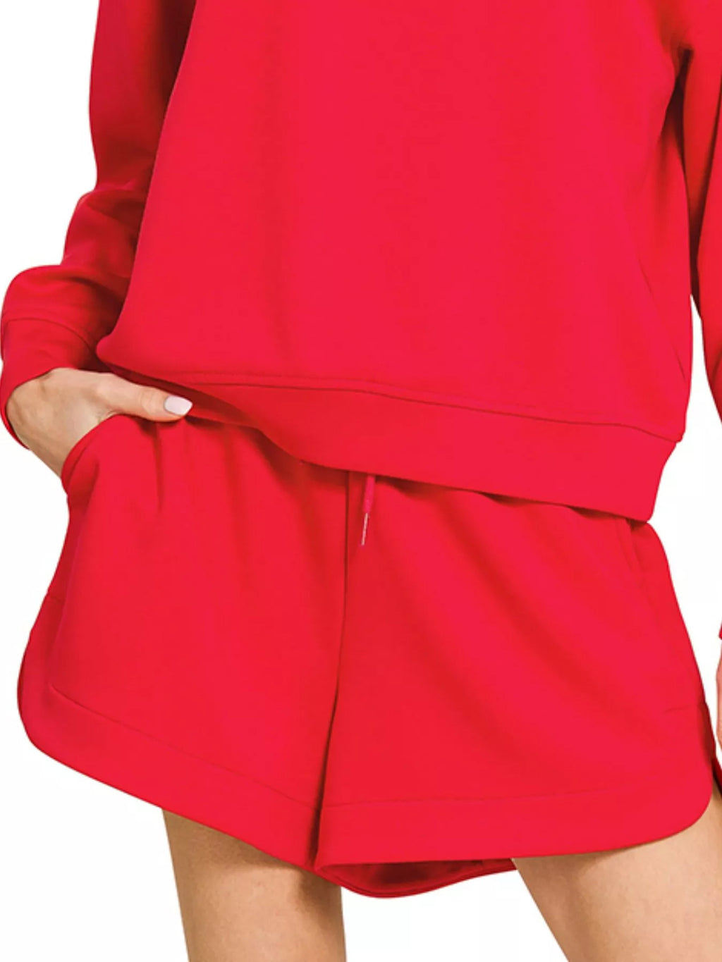 Scuba Long Sleeve Sweatshirt and Shorts Set