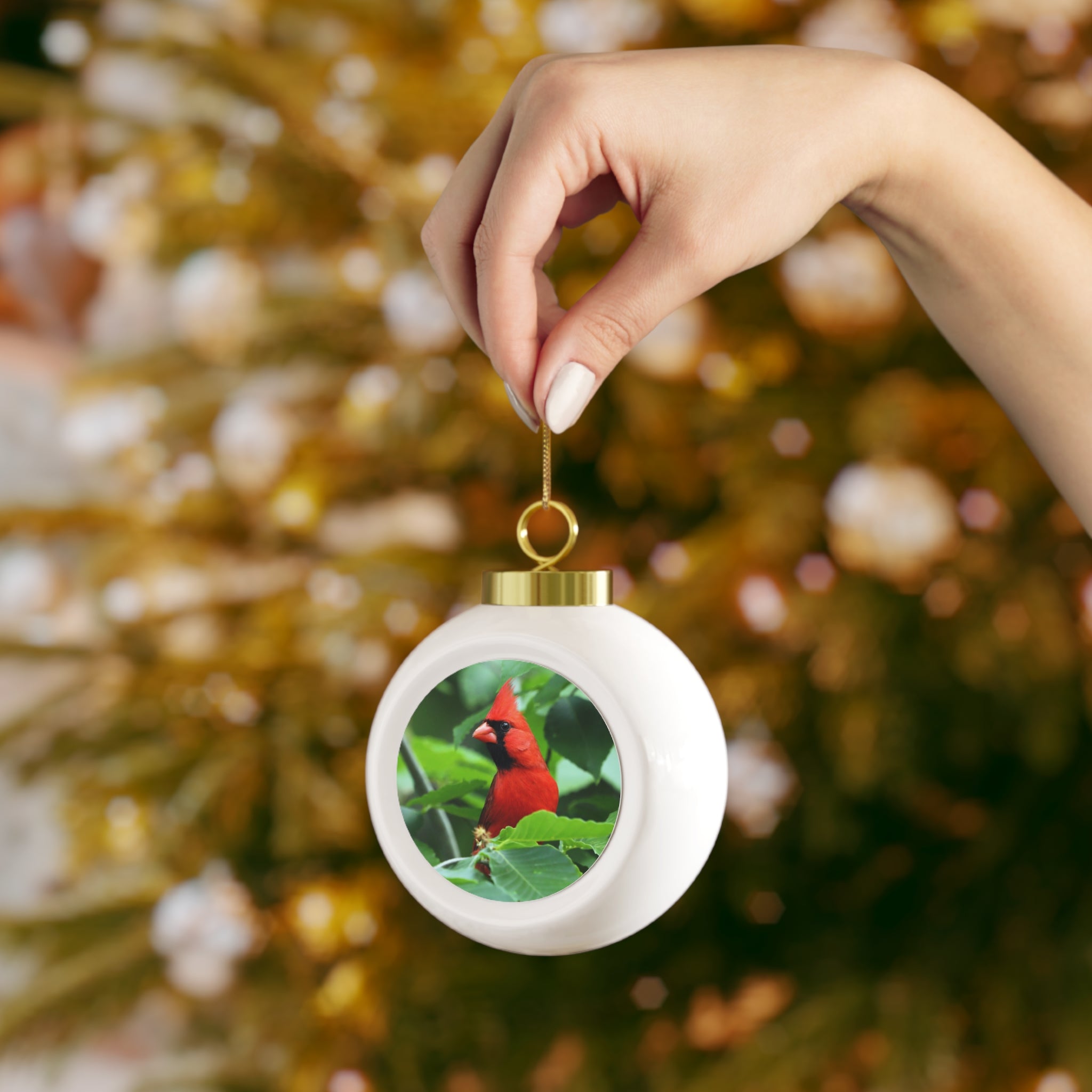 Cardinal - Christmas Ball Ornament