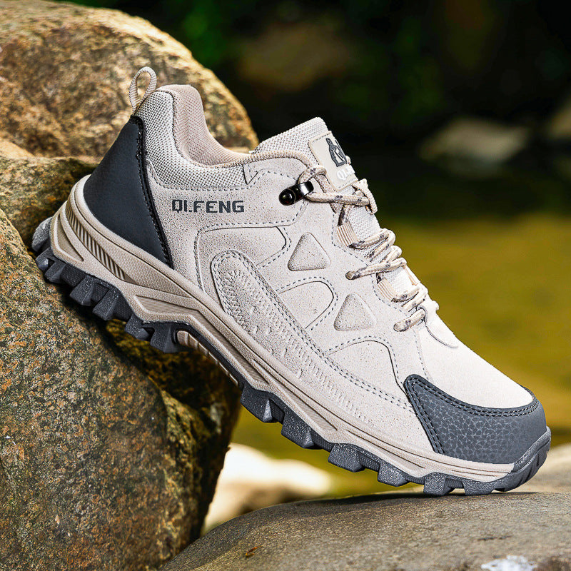Men's & Women's Outdoor Hiking Shoes – Suede Low-Top Trail Sneakers | Sizes 37–49