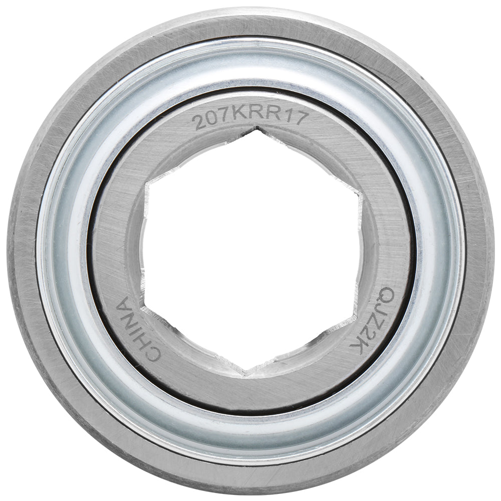 207KRR17 - Agricultural Bearing, 1.443 in Bore (ID) - Hex Bore