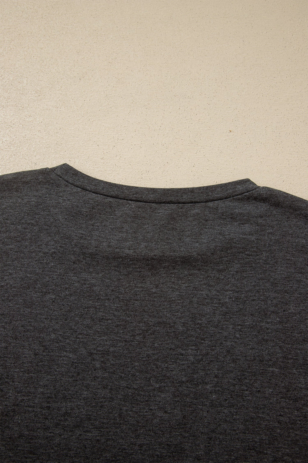 Carbon Grey YEE HAW Boots STATE OF MIND Fringed Sleeve Tee