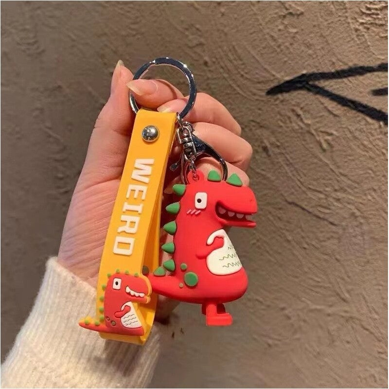 Creative Dinosaur Keychain Bag Charm - Trendy and Cute