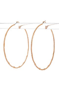 70MM Mix Texture Dainty Hoop Earrings