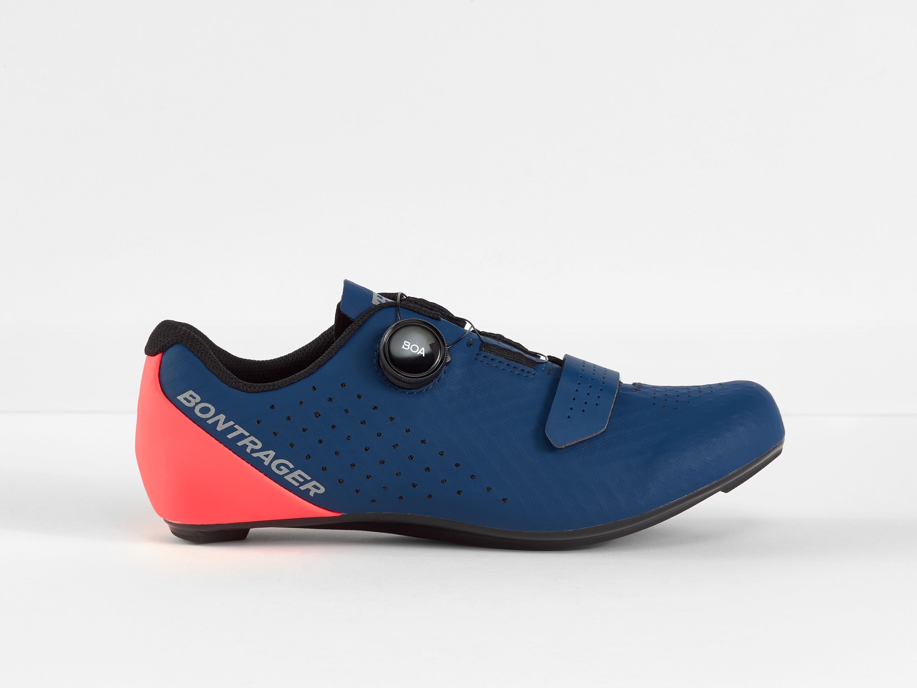 Bontrager Circuit Road 40.5 Nautical Navy/RadioactCoral Shoe