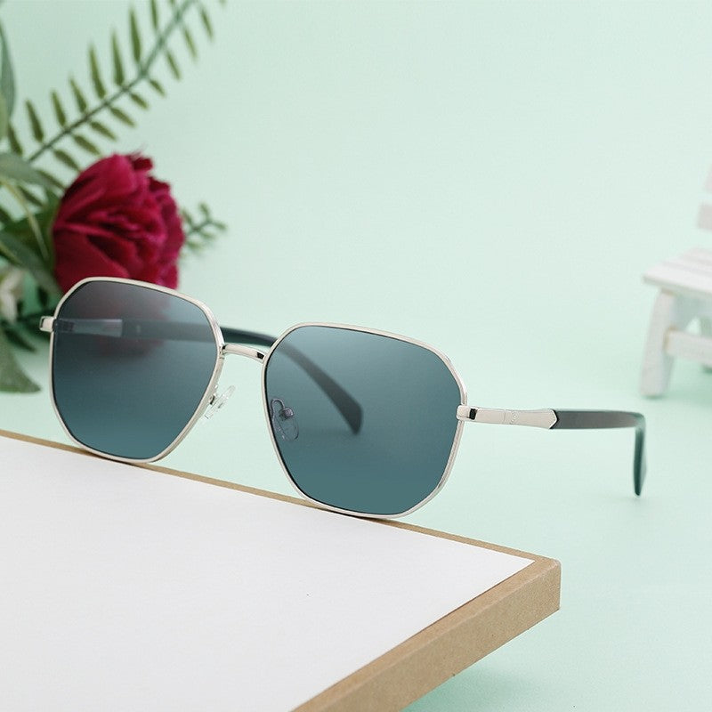 Fashion Full Square Frame UV400 Sun Protection Outdoor Sunglasses