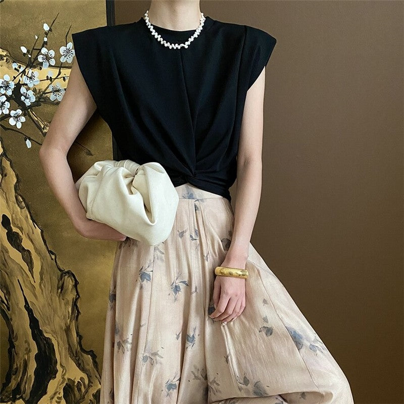 Floral Zen Ink Wide Leg Pants