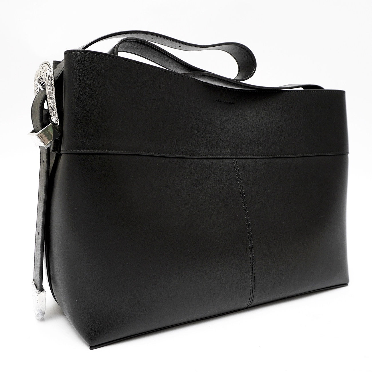 Men's Large Silver Quilted Crossbody Bag – Urban Minimalist PU Leather Shoulder Bag