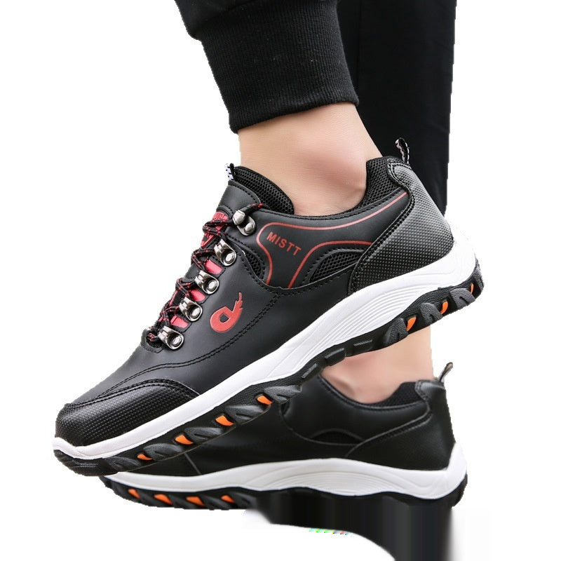 Men's Color-Block Hiking Shoes – Lightweight Outdoor Trail Sneakers