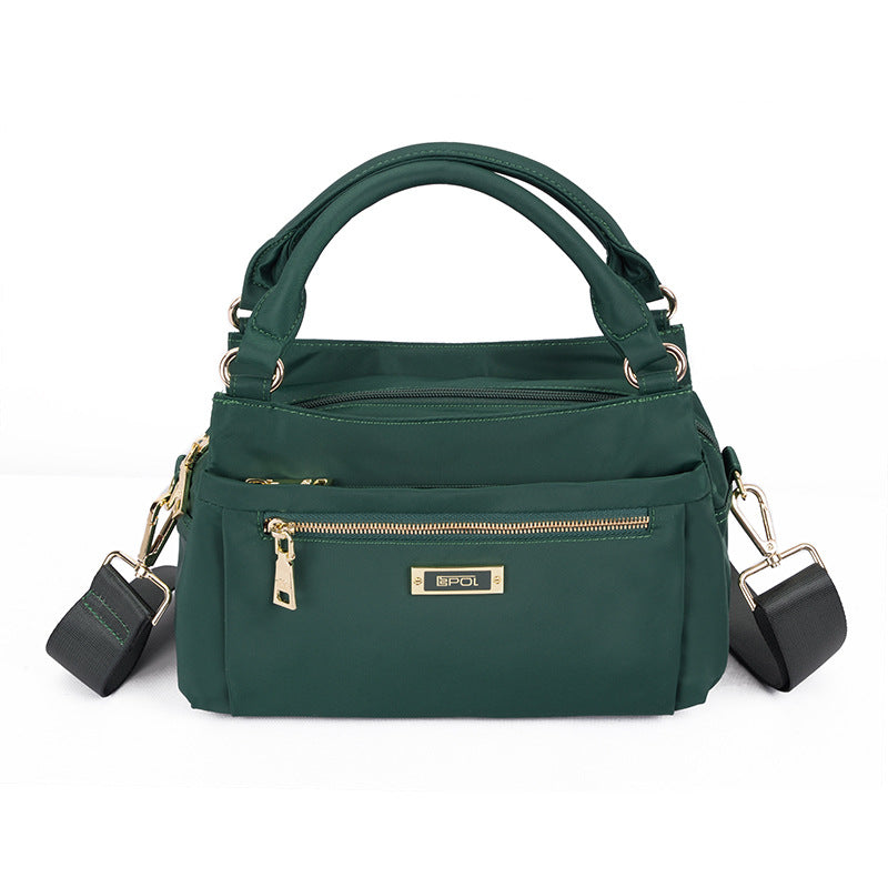 Women's Large Capacity Crossbody Shoulder Bag - Oxford Cloth Multi-Pocket Everyday Bag