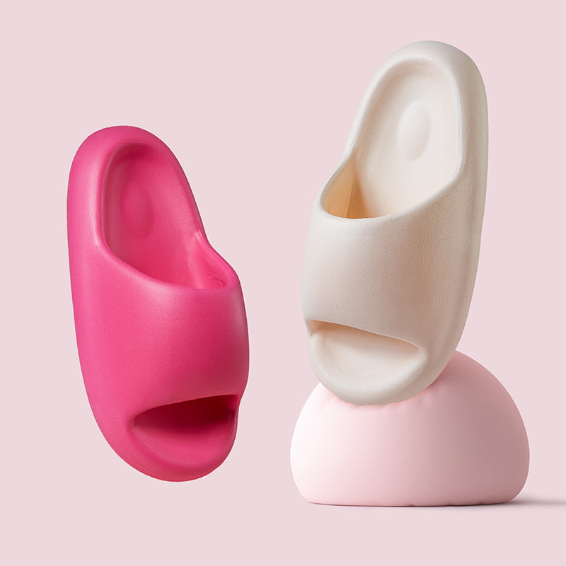 Unisex Thick-Bottom EVA Slide Slippers | Candy Color Cushioned Platform Sandals