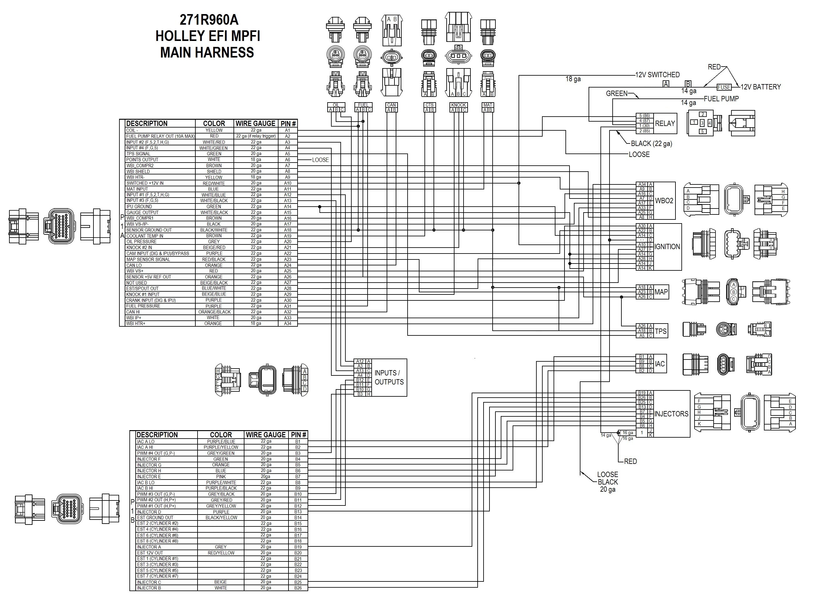 Universal FORD V8 Multi-Point Fuel Injection, Includes NTK Oxygen Sensor, and Ford V8 Injector Harness.