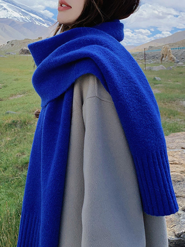 Keep Warm Solid Color Scarf