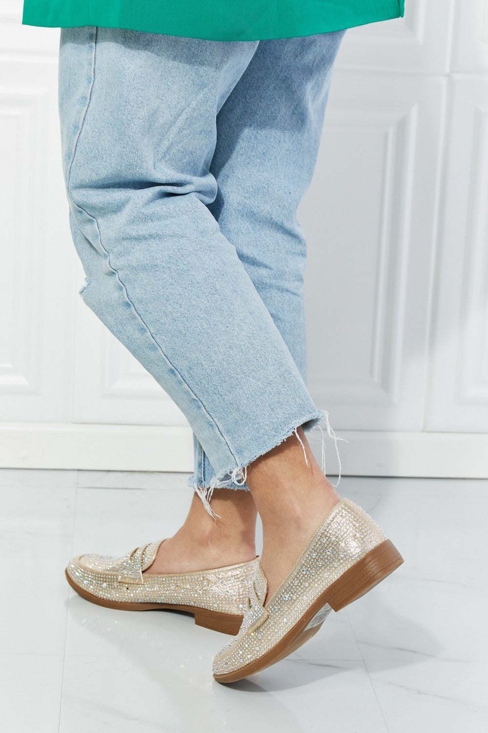 Make It Shine Rhinestone Loafers