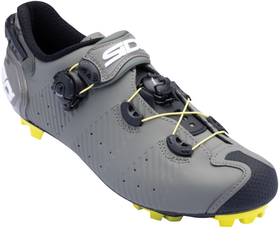 SIDI Drako 2S SRS Mountain Clipless Shoes - Men's Military Yellow 47
