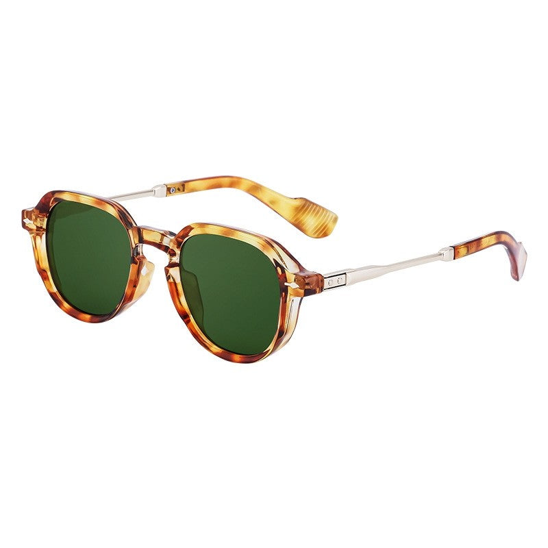 Retro Full Square Frame UV400 UV Protection Outdoor Sunglasses