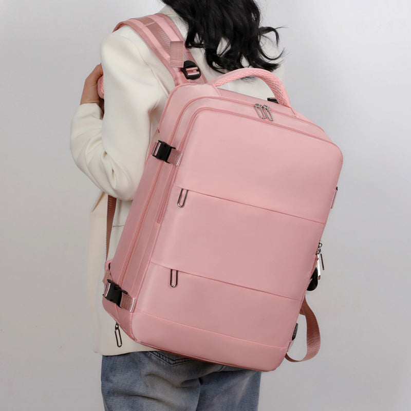 Women's Large Capacity Travel Backpack | Dry Wet Separation | Laptop Sleeve | College & Business