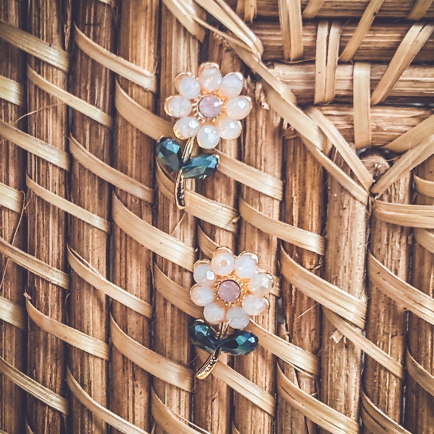Beautiful Dainty Flower Studs