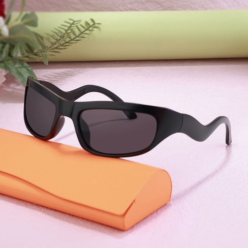 Unisex UV400 Full Frame Shockproof Outdoor Sports Eyewear Sunglasses