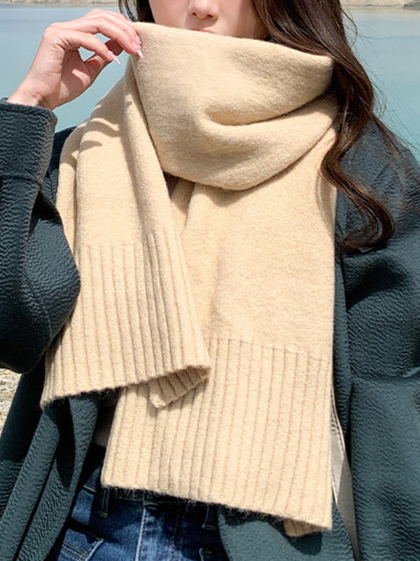 Keep Warm Solid Color Scarf