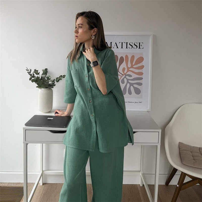 Long Sleeve Two-Piece Lounge Set