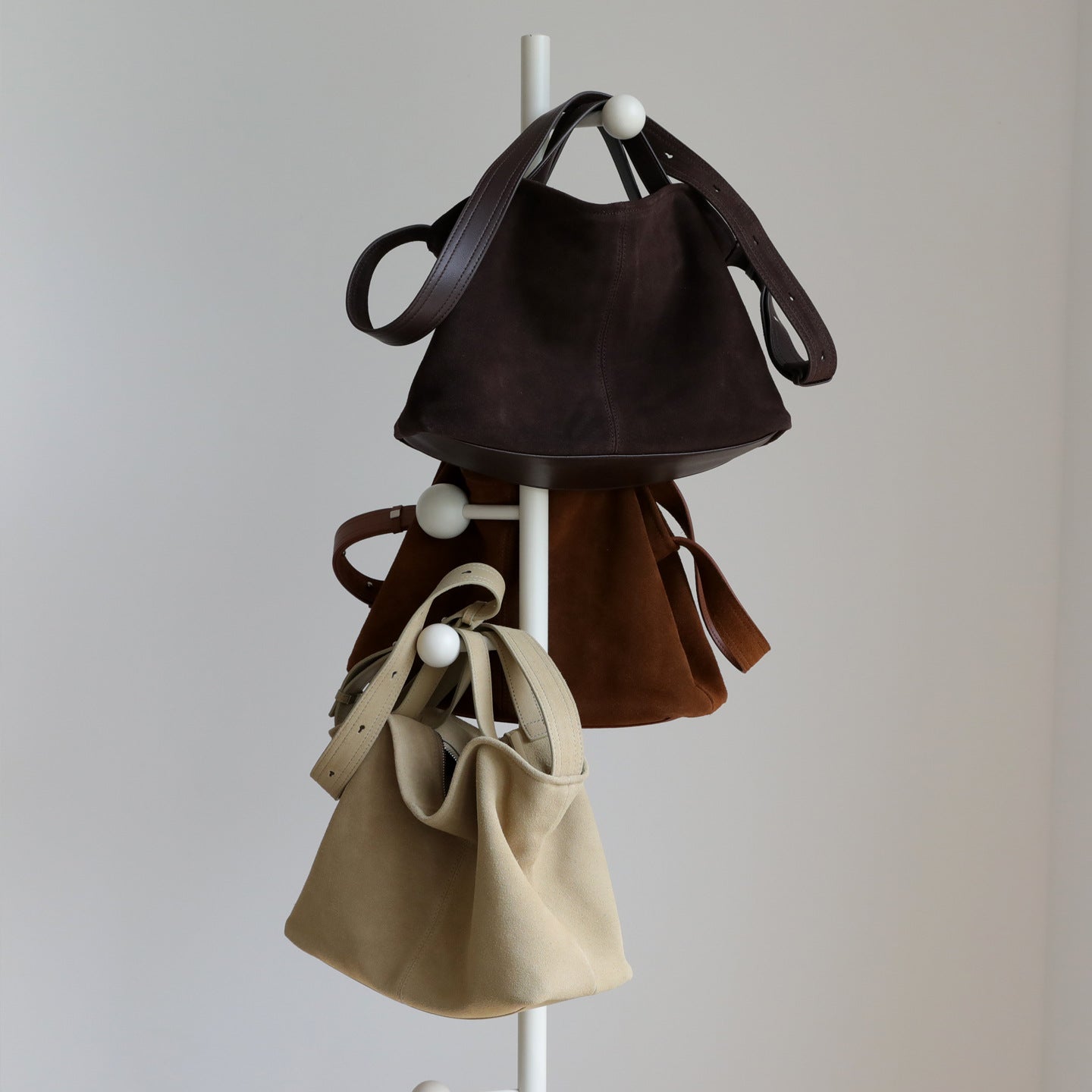 Women's Genuine Leather Matte Commuter Tote Crossbody Bag – Minimalist Square Shoulder Bag