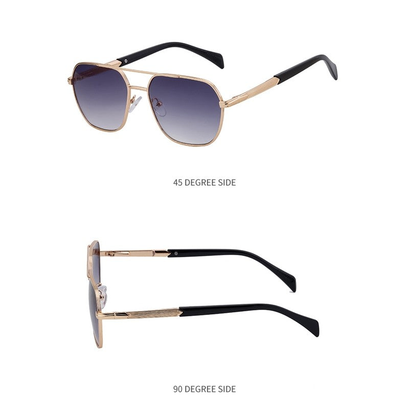 Fashion Square Full Frame UV400 Sun Protection Outdoor Eyewear Sunglasses