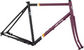 All-City Gorilla Monsoon Frameset - 650b Steel Charred Berry 46cm
