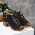 Women's Chunky Heel Sandals – Open Toe Block Heel Sandals for Women | Sizes 6–12