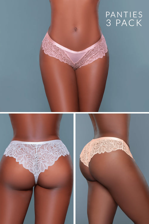 2212B3PK Wren Cheeky 3 Pack