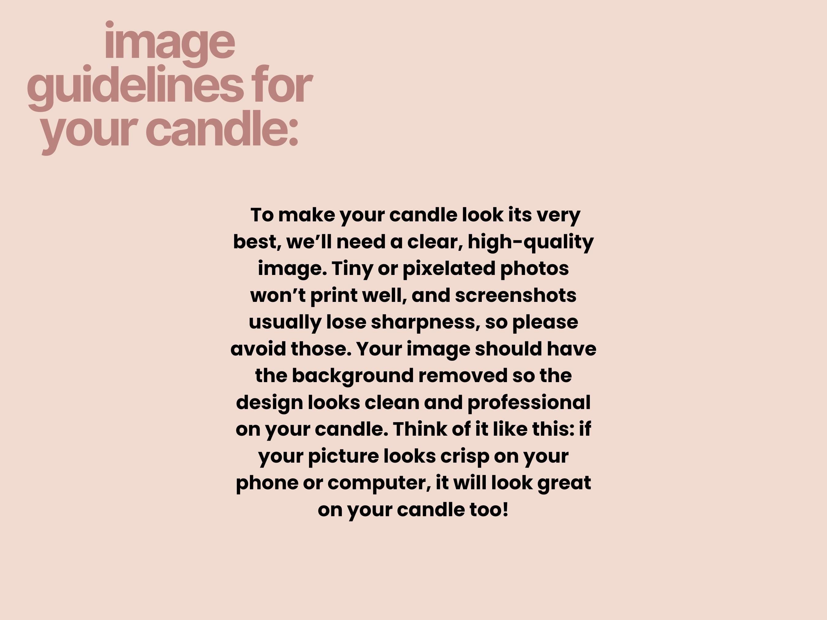 Custom Candle, Custom Candle Label