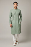 Light green kurta pajama set for men