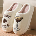 Couples Thick-Soled Warm Cotton Slippers
