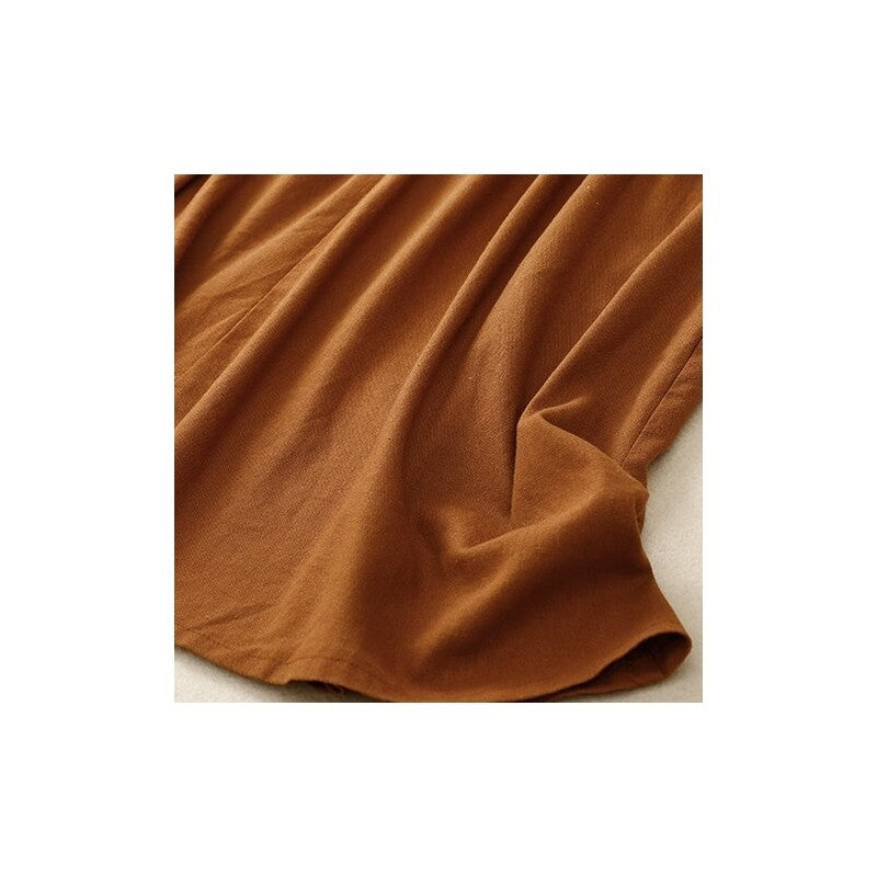 Elastic Waist A-Line Midi Skirt for a Slimming Look