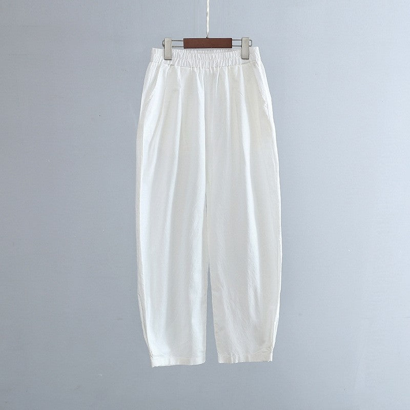 Flowy Nine-Point Lantern Trousers