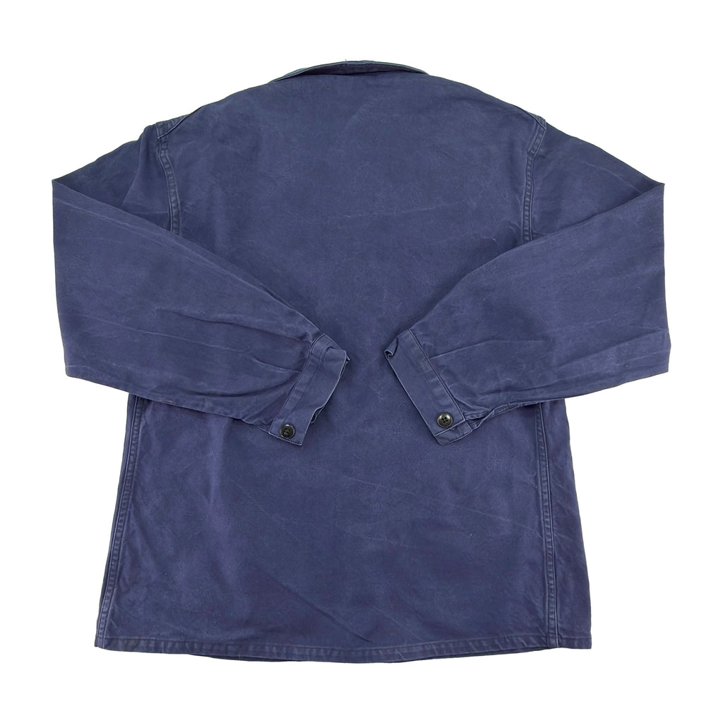 Vintage Blue French Work Jacket - Fits Men's Medium-large / Women's Large