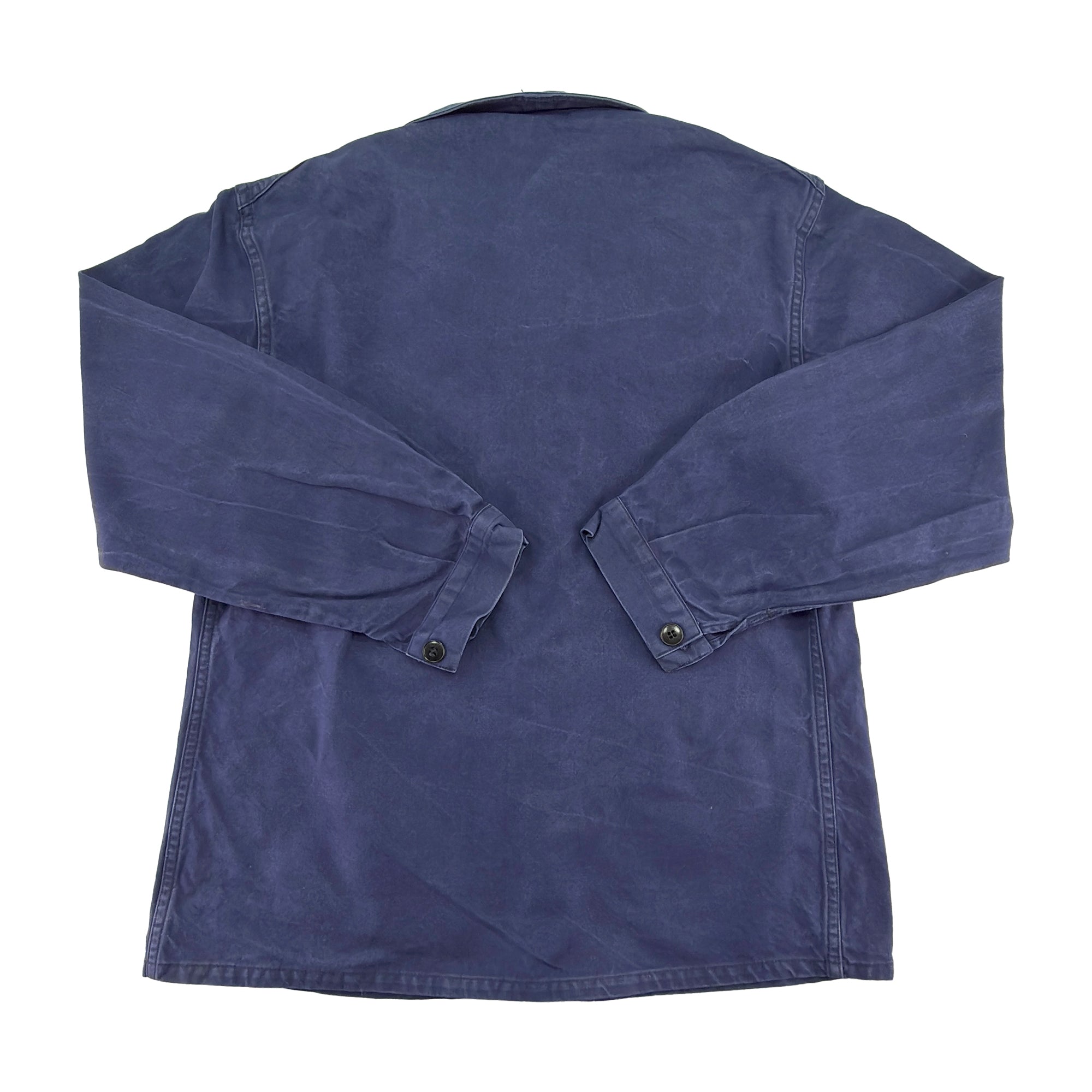 Vintage Blue French Work Jacket - Fits Men's Medium-large / Women's Large