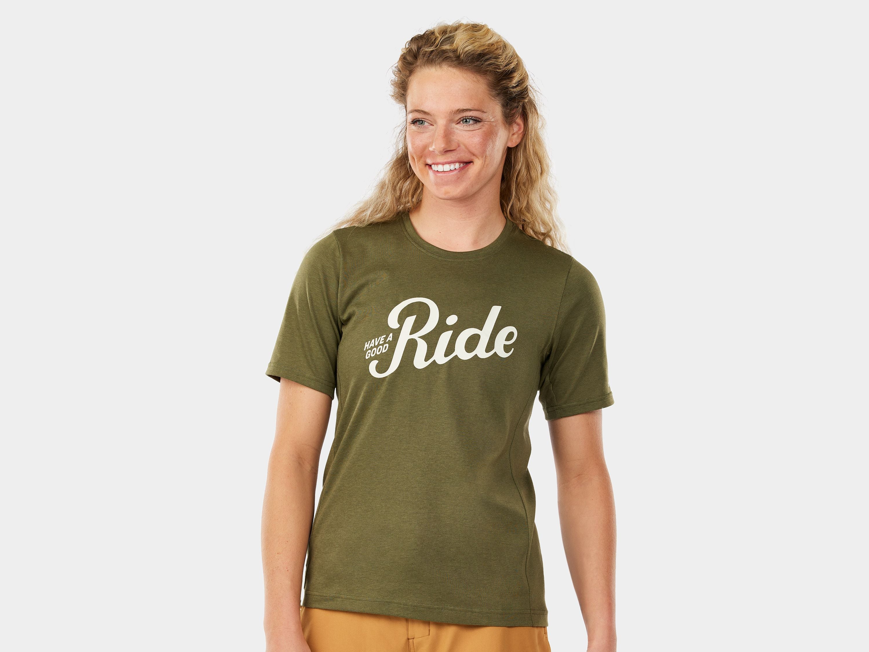 Trek Evoke Tech Tee Women XXX-Large Black Olive Shirt
