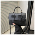 Trendy Small Square Underarm Crossbody Bag for Women - PU Leather Streetwear Shoulder Bag