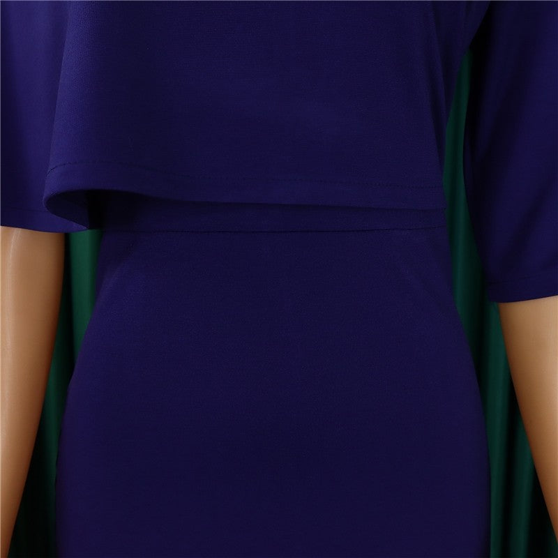 Professional Solid Color Bodycon Dress